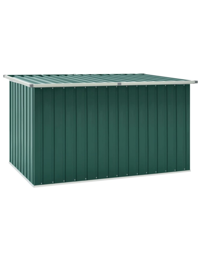 imagem de vidaXL Caixa de arrumação para jardim 171x99x93 cm verde2