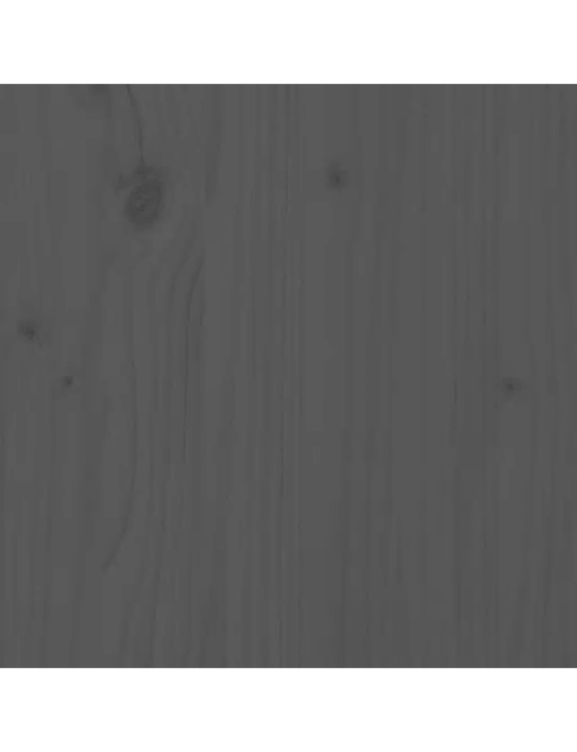 imagem de vidaXL Mesa de jardim 159,5x82,5x76cm madeira de pinho maciça cinzento8