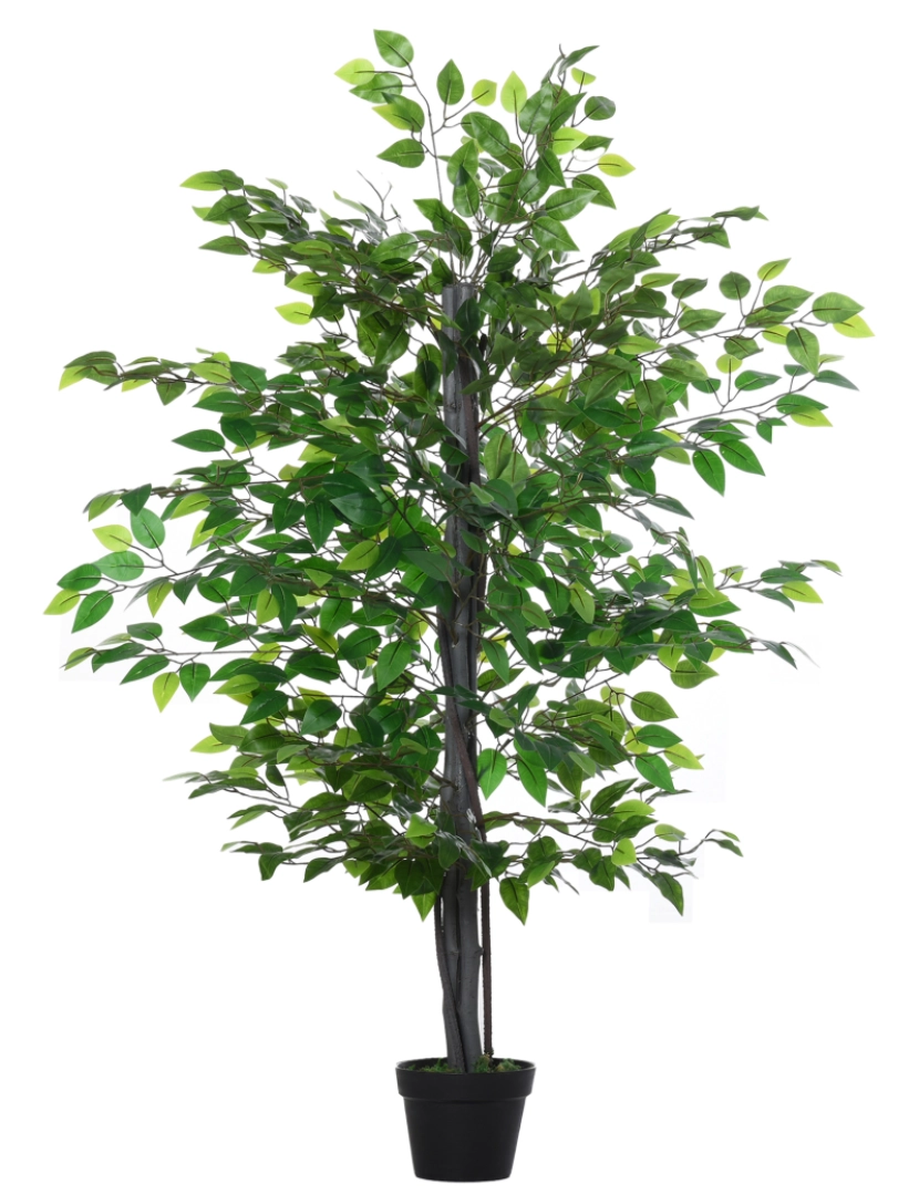 Outsunny - Árvore Artificial Ficus Ф20x145cm cor verde 844-339
