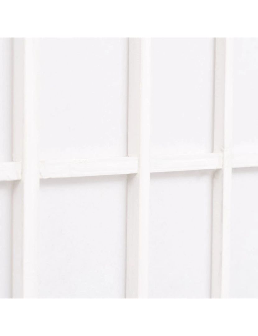 imagem de vidaXL Biombo dobrável com 6 painéis estilo japonês 240x170 cm branco6