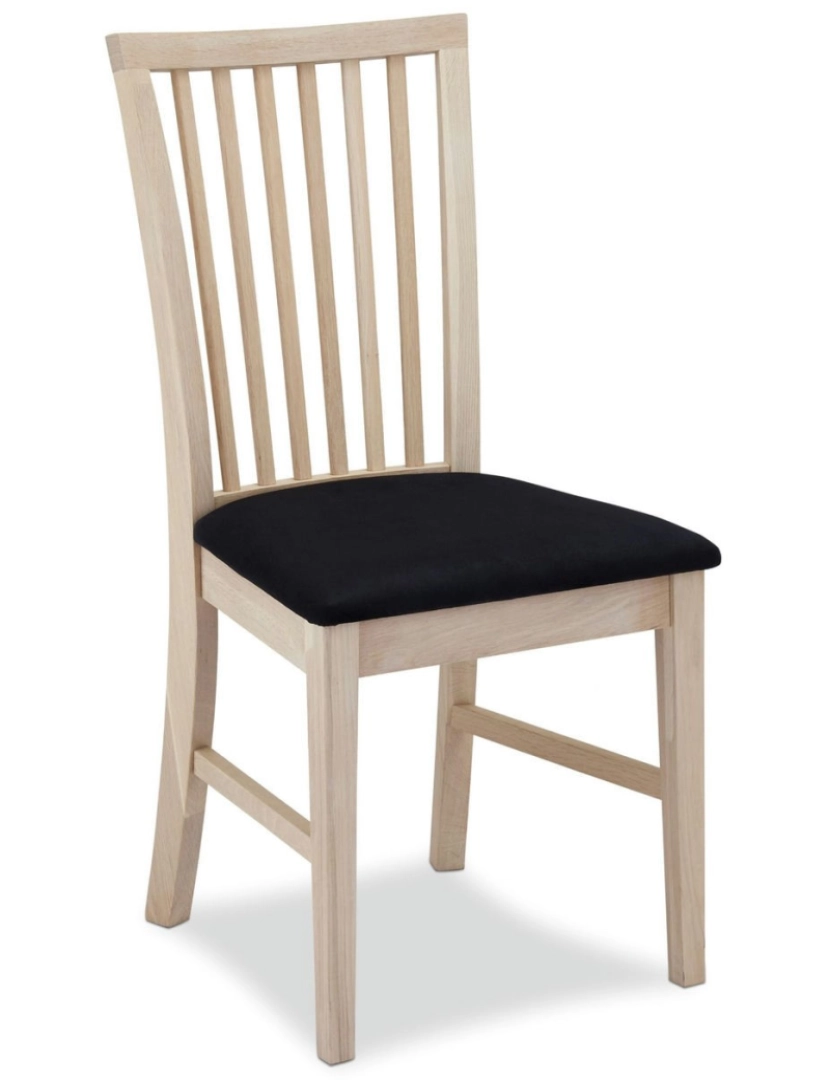Furnhouse - Conjunto de 2 cadeiras de jantar de madeira Mette Sabonete-Finish