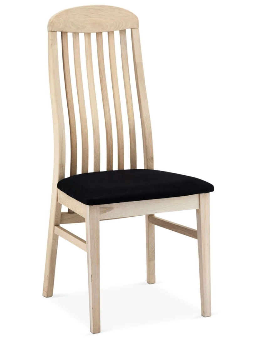 imagem de Conjunto de 2 cadeiras de jantar de madeira Heidi White-Oil Finish1