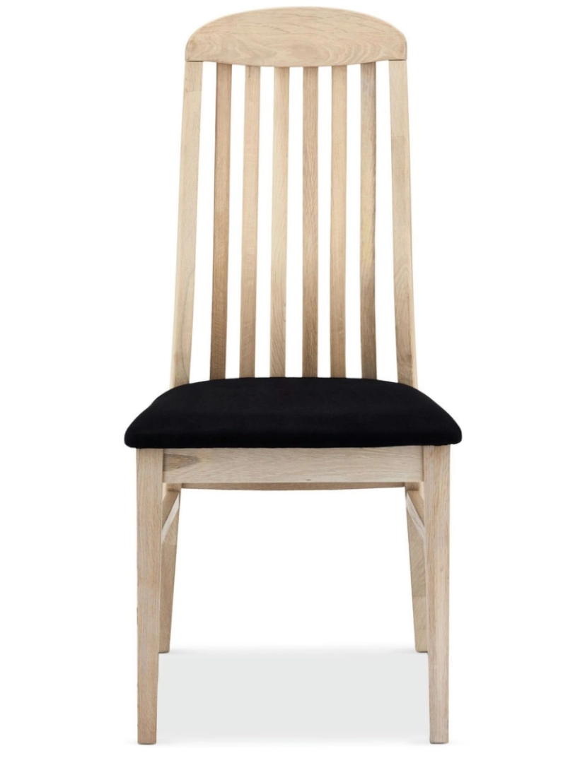 imagem de Conjunto de 2 cadeiras de jantar de madeira Heidi White-Oil Finish2