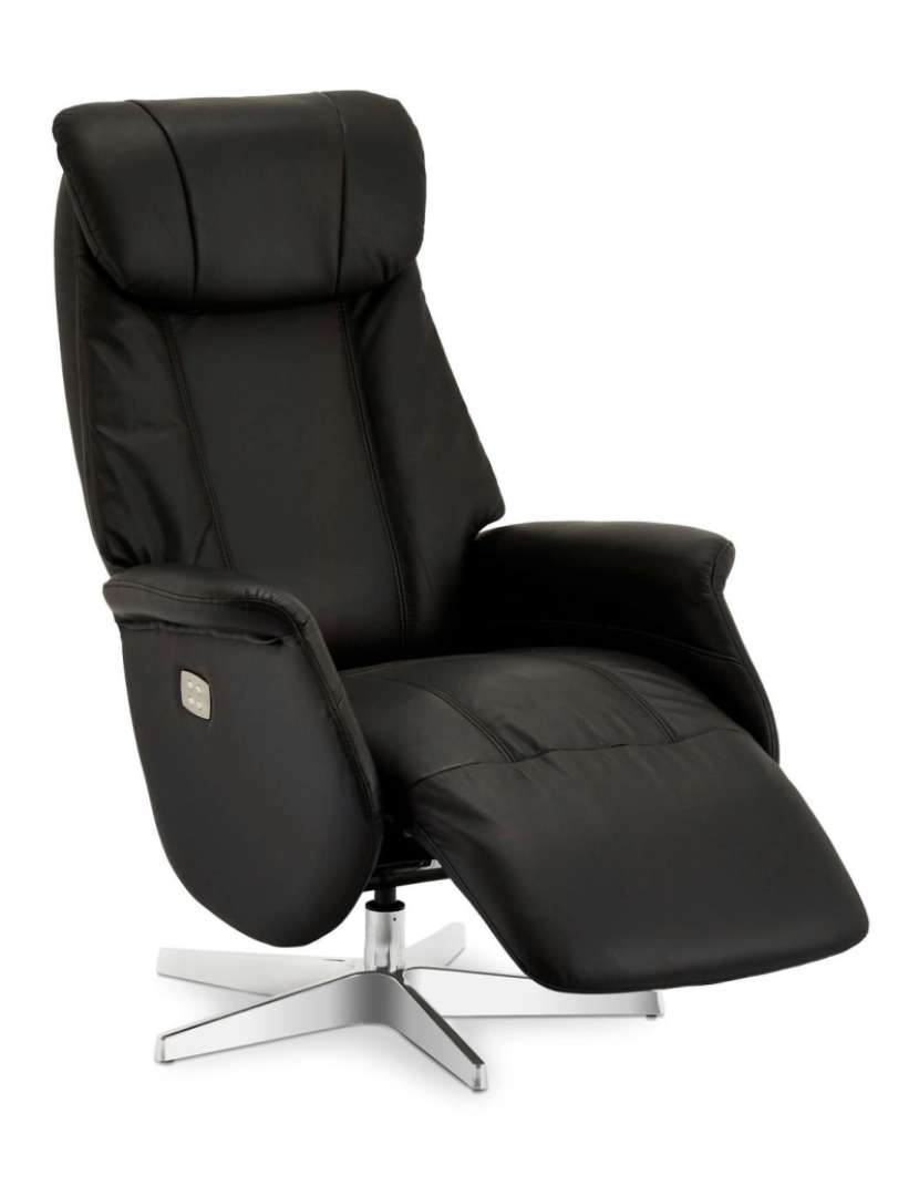 imagem de Recliner Bonanza couro preto2