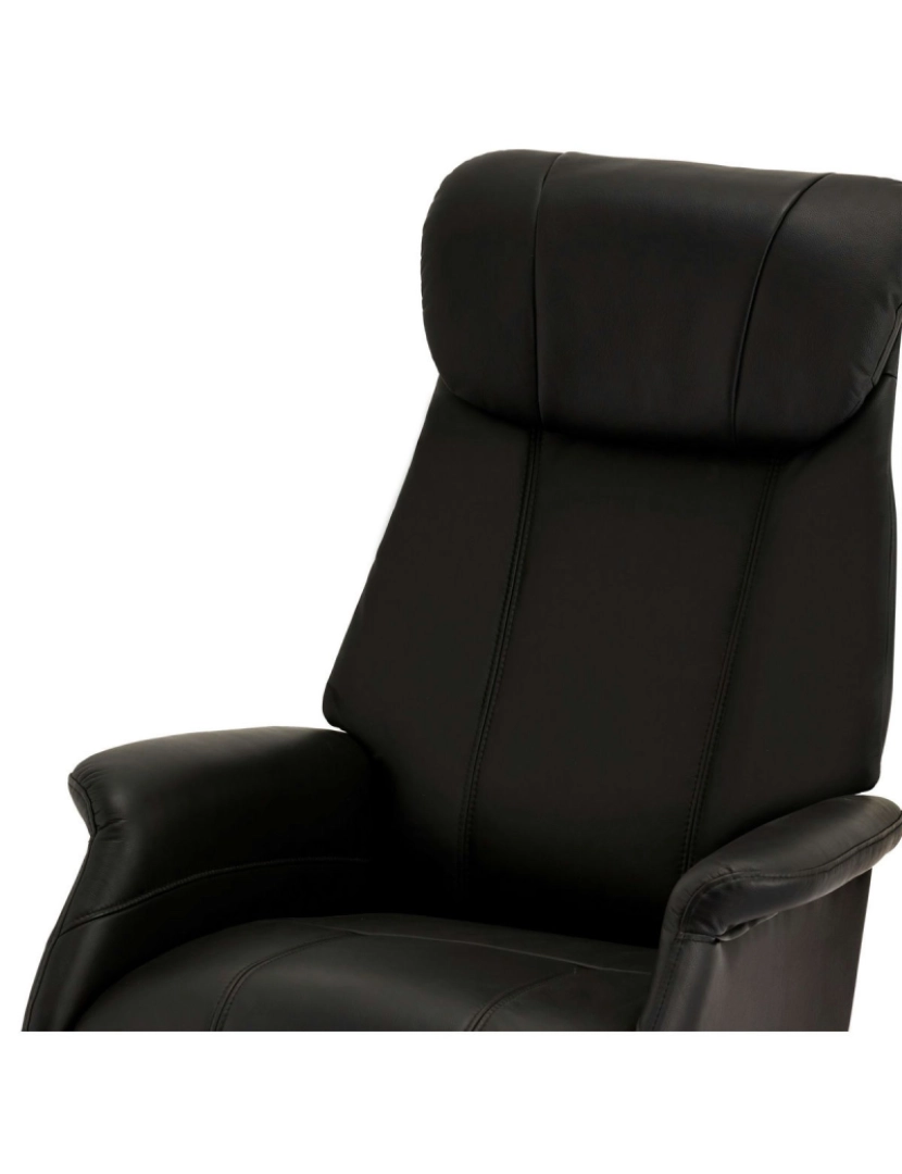 imagem de Recliner Bonanza couro preto6