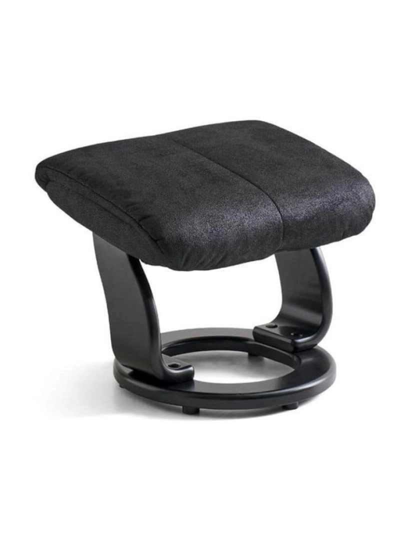 imagem de Recliner Toledo com tecido preto Footstool10