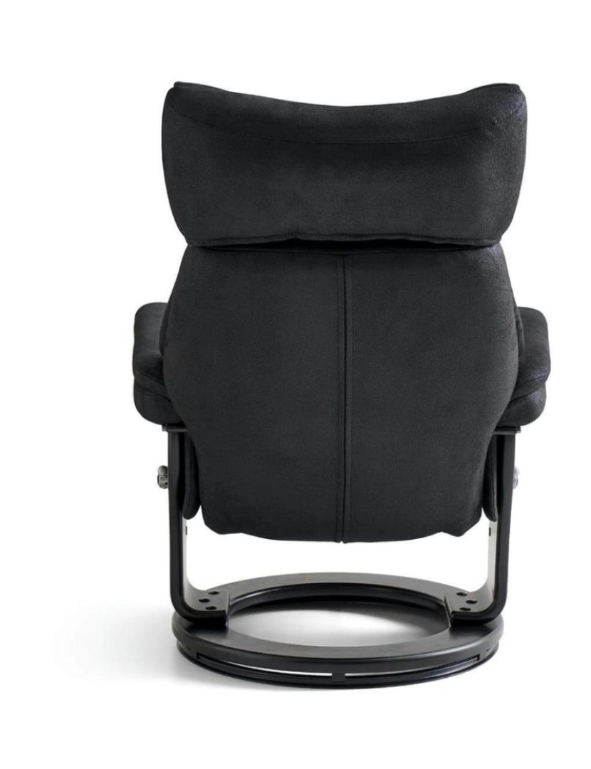 imagem de Recliner Toledo com tecido preto Footstool5