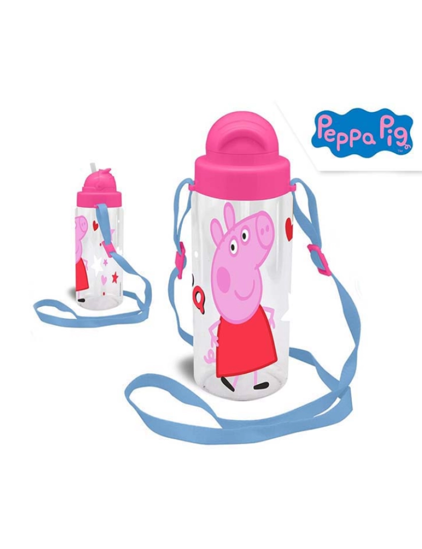 Garrafa Tritan Com Pega 500Ml Peppa Pig 12X1 - Peppa Pig