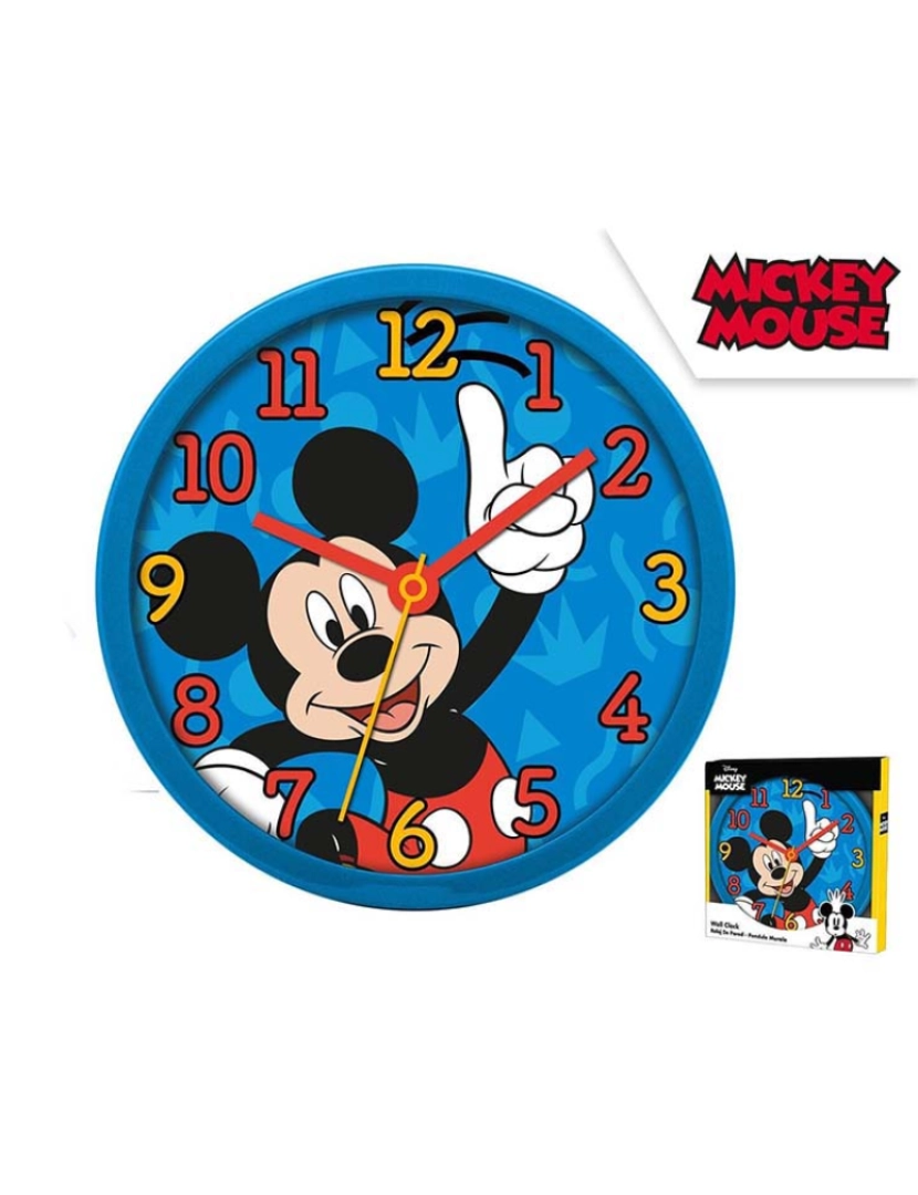 Mickey - Relógio De Parede Mickey 6X1