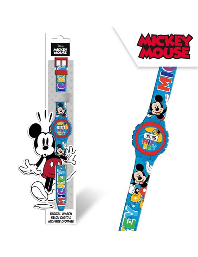 Mickey - Relógio Digital Ke02 Mickey 6X4