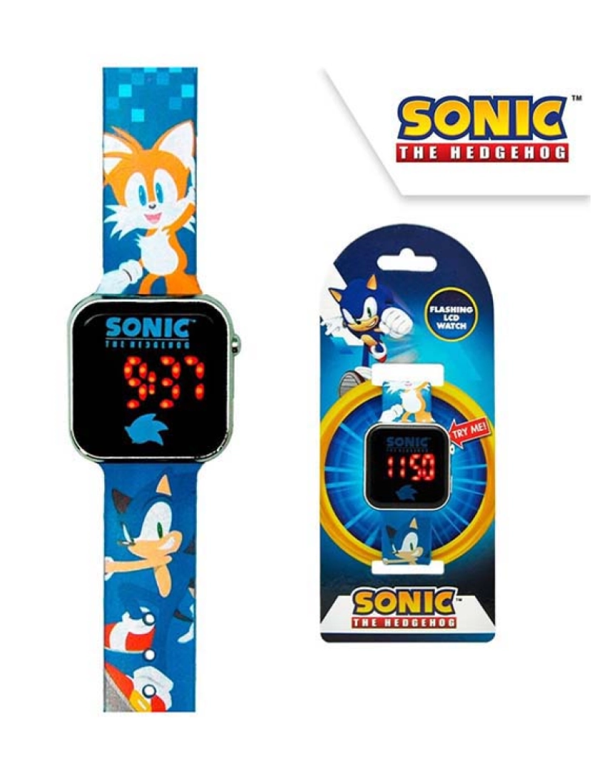Sonic - Relógio Led Sonic 6X4