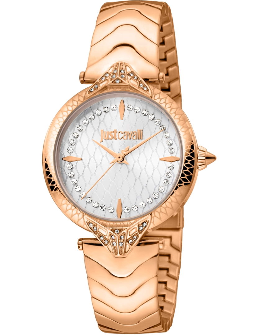 Just Cavalli  - Relógio Senhora Rosa Dourado