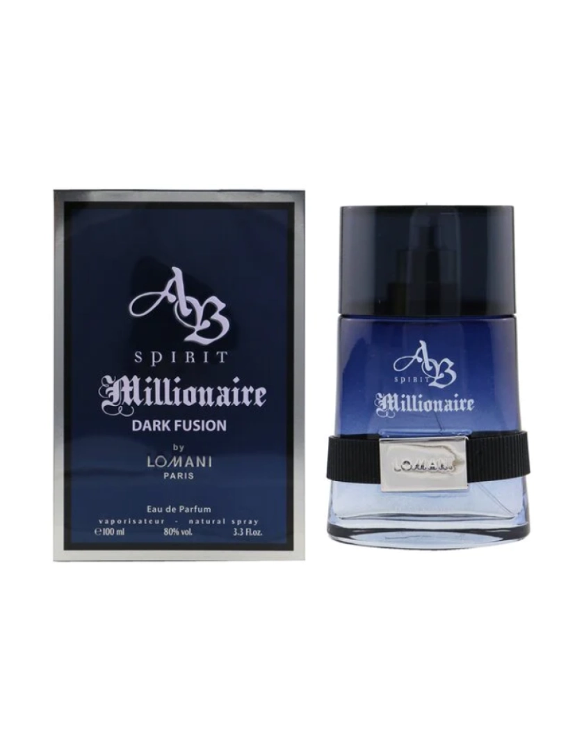 imagem de Espírito Milionário Fusão escura por Lomani Eau De Parfum Spray 3.3 Oz (Men)3