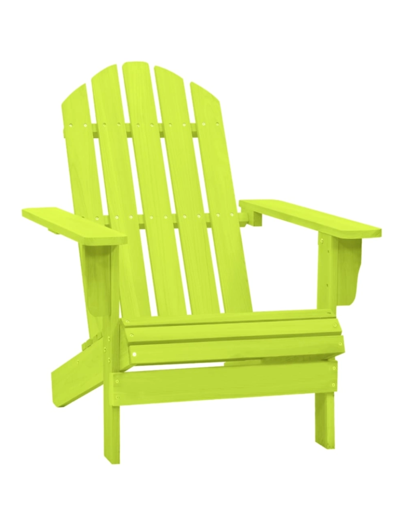 Vidaxl - vidaXL Cadeira Adirondack para jardim abeto maciço verde