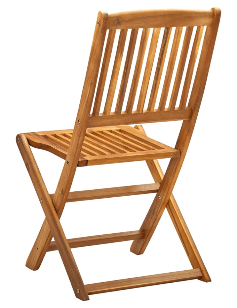imagem de vidaXL Cadeiras de jardim dobráveis 4 pcs madeira acácia maciça6