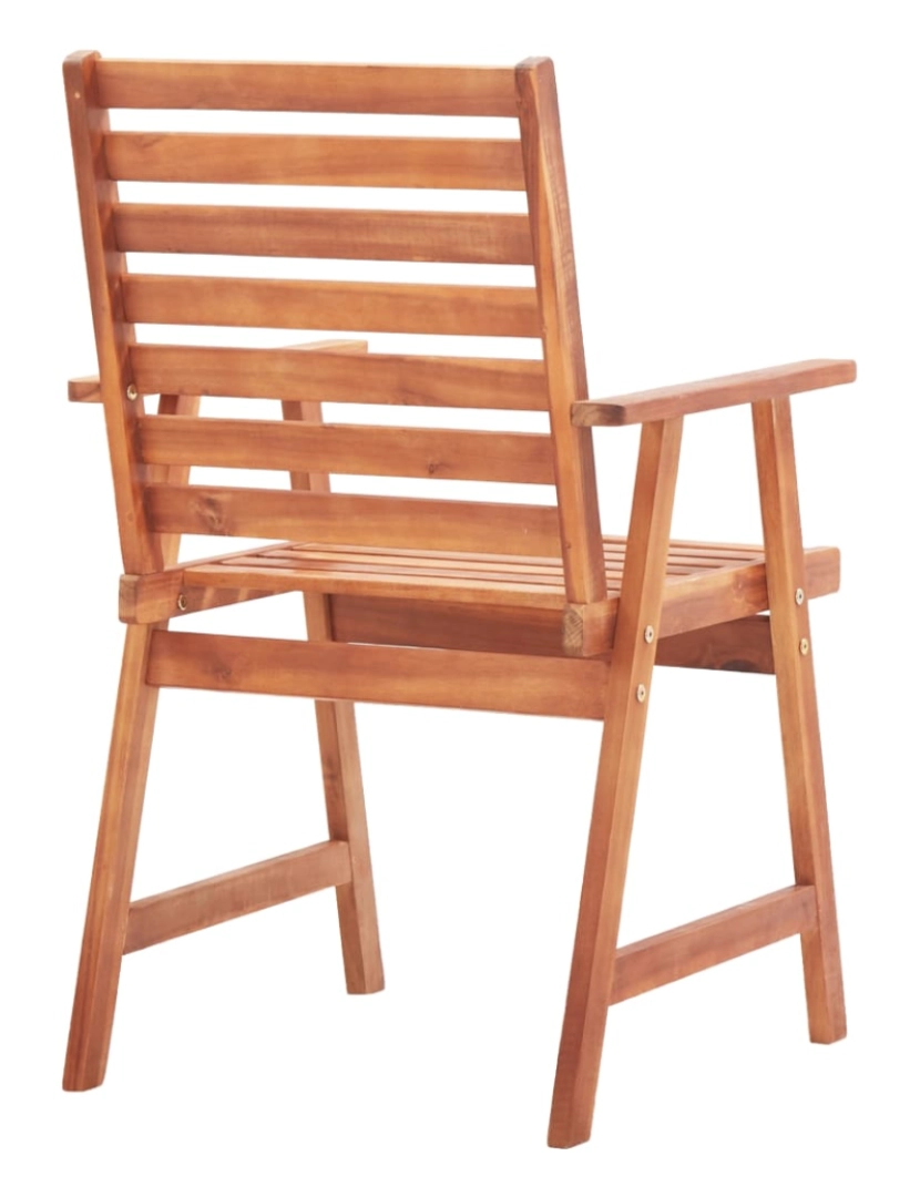 imagem de vidaXL Cadeiras jantar p/ jardim 2 pcs madeira acácia maciça6