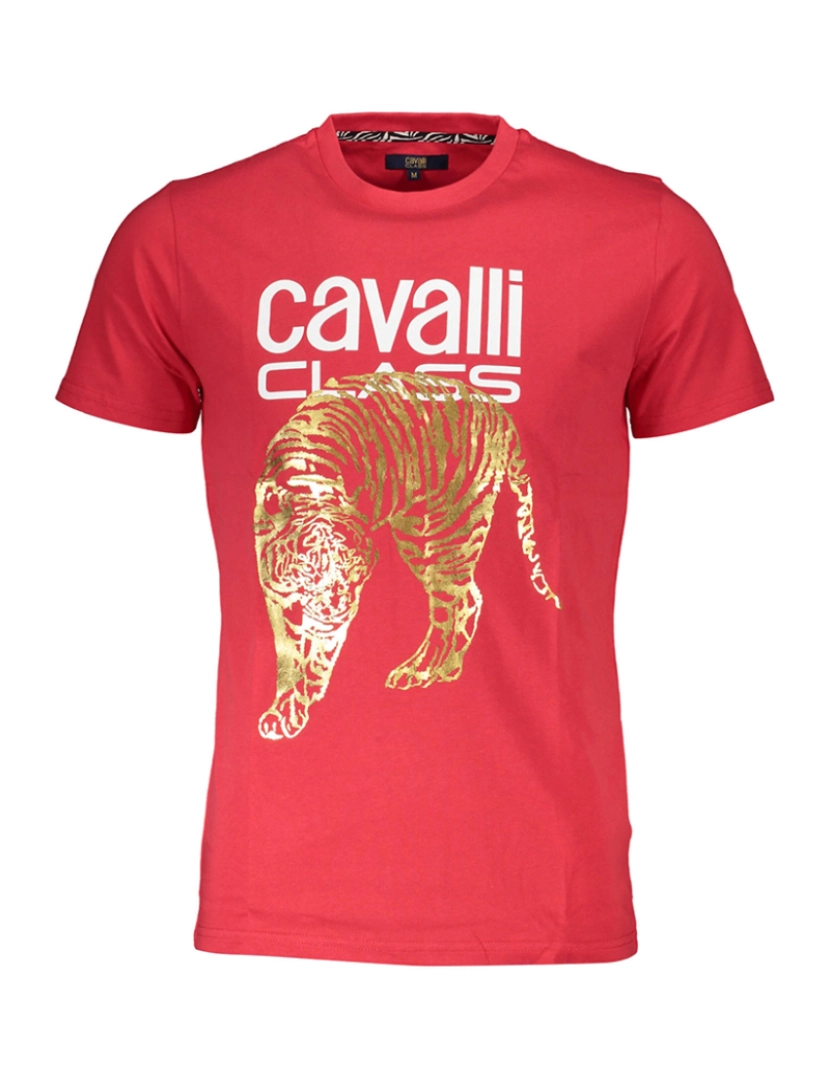Cavalli Class - T-Shirt Homem Vermelho