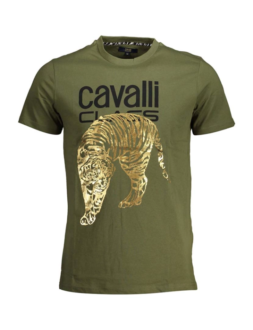 Cavalli Class - T-Shirt Homem Verde