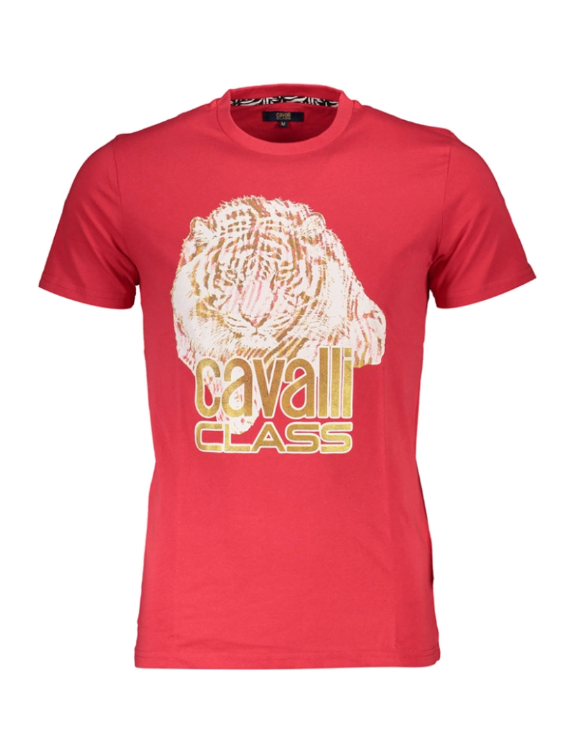 Cavalli Class - T-Shirt Homem Vermelho