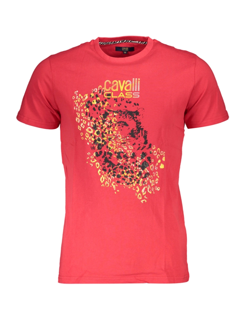 Cavalli Class - T-Shirt Homem Vermelho