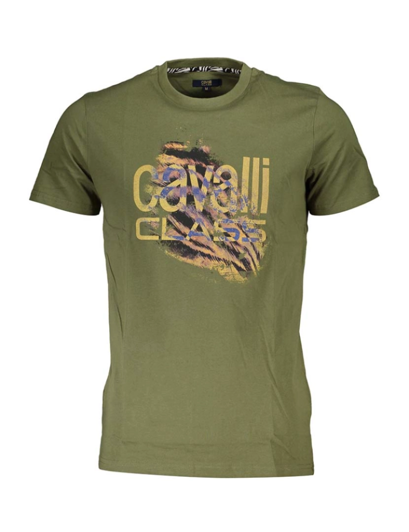 Cavalli Class - T-Shirt Homem Verde