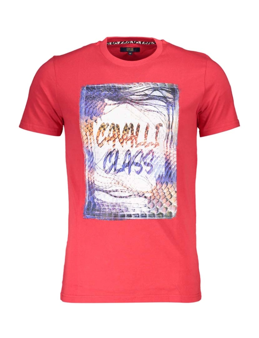 Cavalli Class - T-Shirt Homem Vermelho