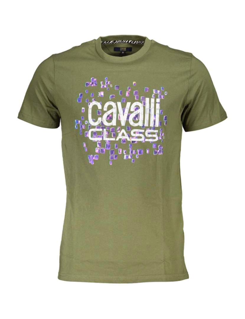 Cavalli Class - T-Shirt Homem Verde