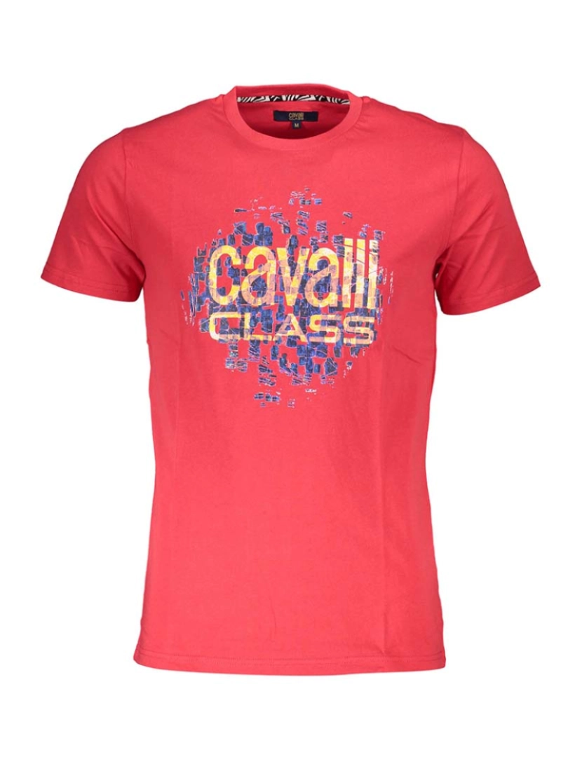 Cavalli Class - T-Shirt Homem Vermelho