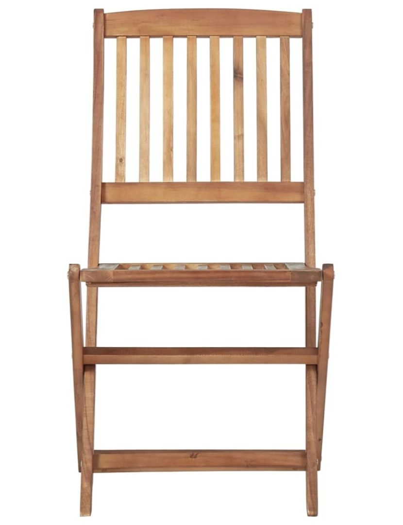 imagem de vidaXL Cadeiras de exterior dobráveis 8 pcs madeira de acácia maciça4