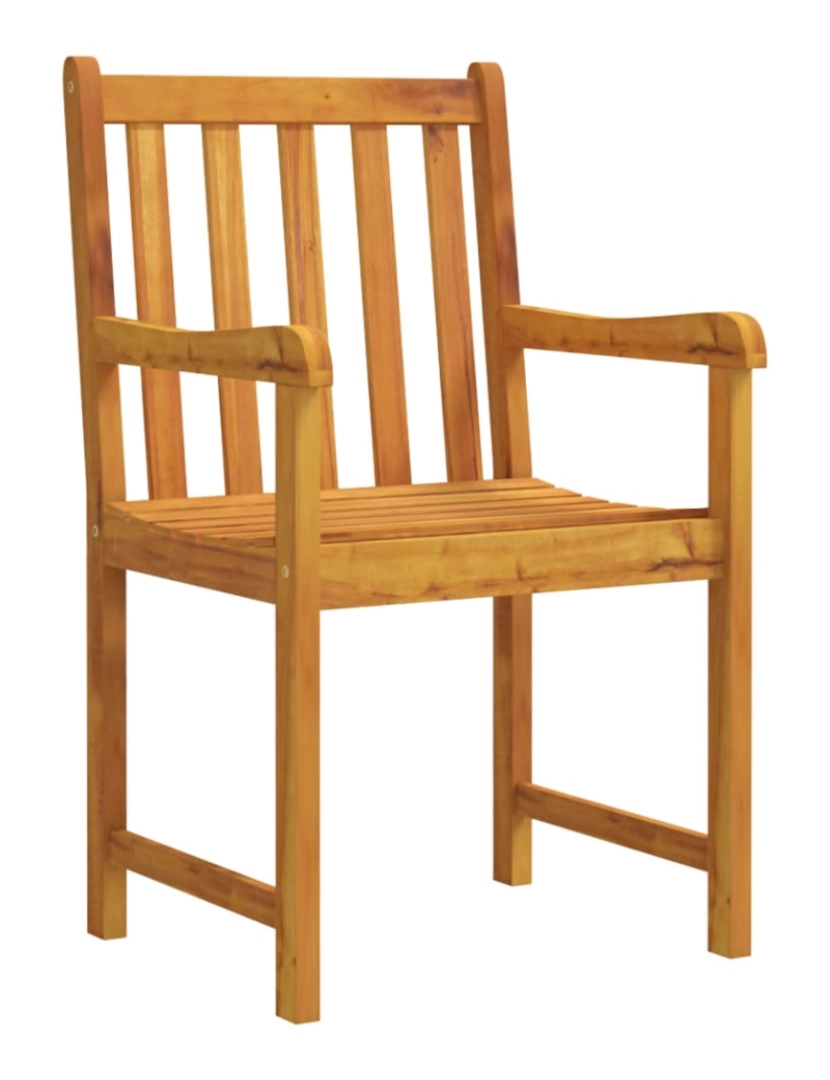 imagem de vidaXL Cadeiras de jardim 2 pcs madeira de acácia maciça4