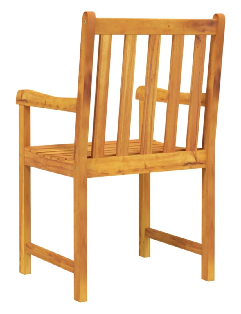 imagem de vidaXL Cadeiras de jardim 2 pcs madeira de acácia maciça7