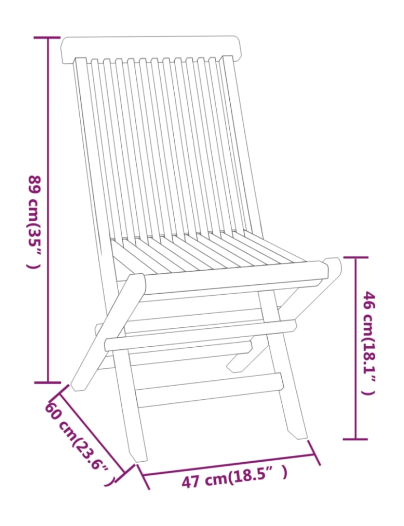 imagem de vidaXL 3 pcs conjunto de jantar para jardim madeira de teca maciça10