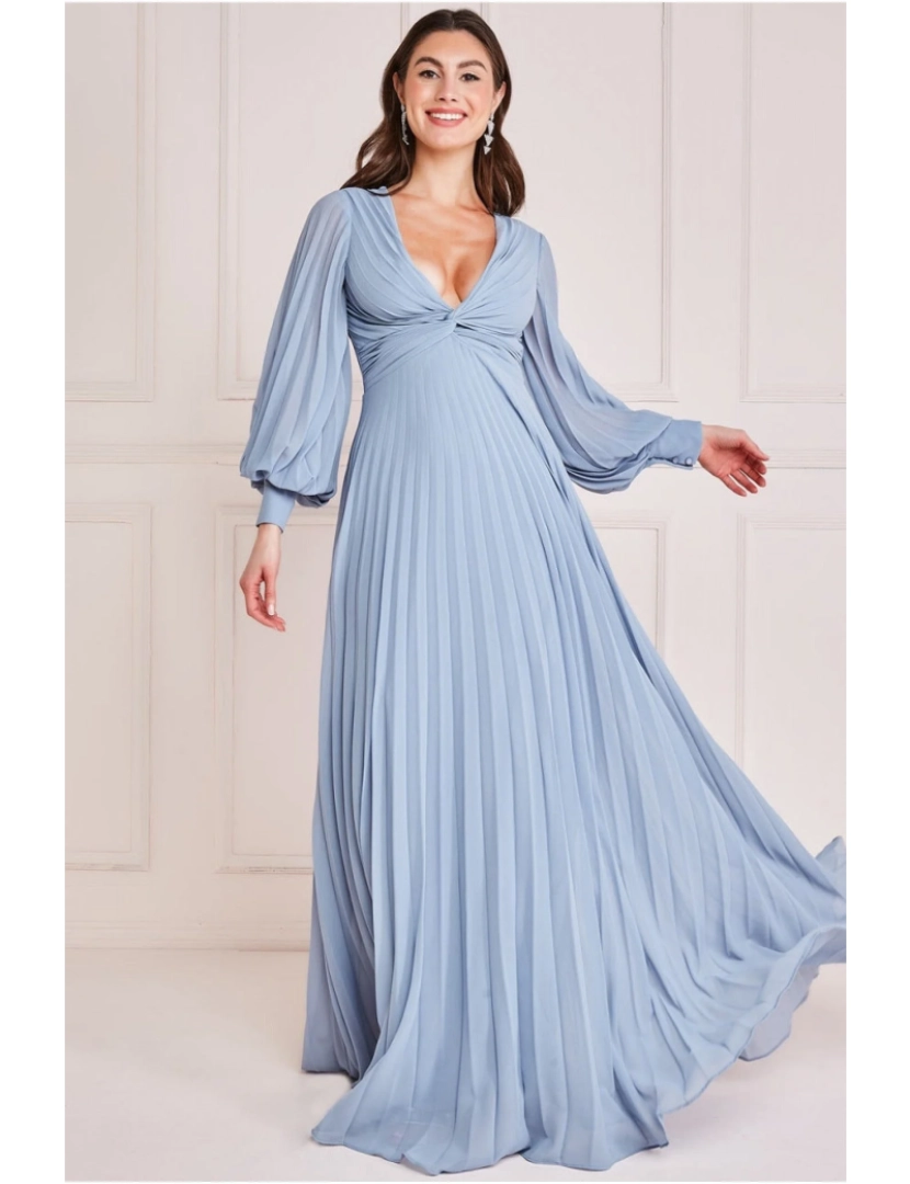 Goddiva - Vestido de Chiffon Maxi totalmente agradável