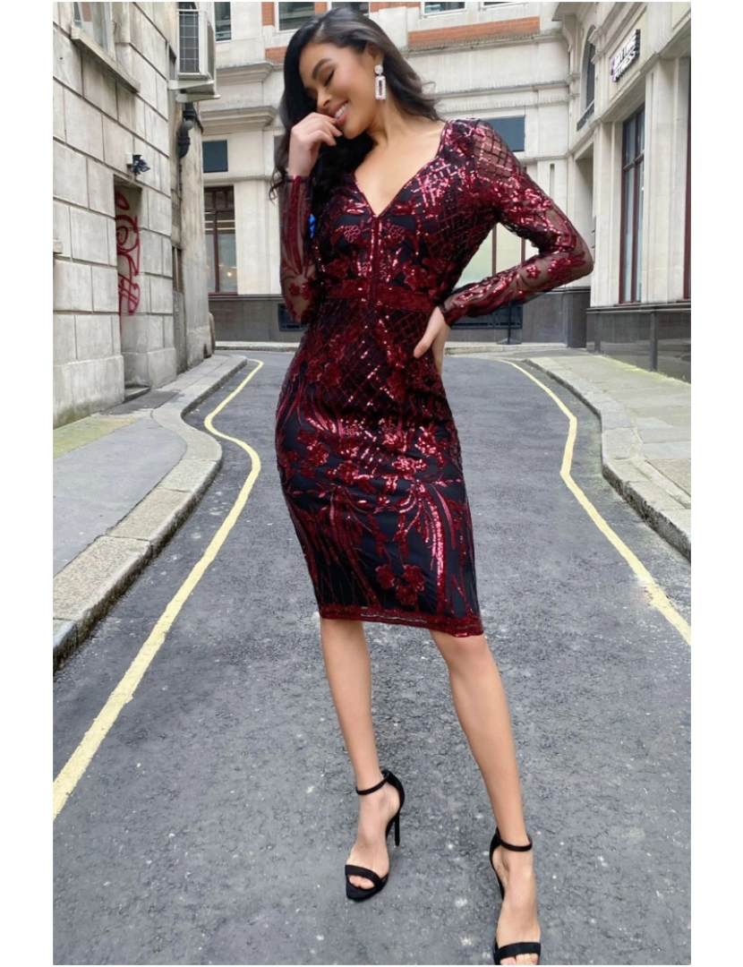 Vestido de best sale lantejoula