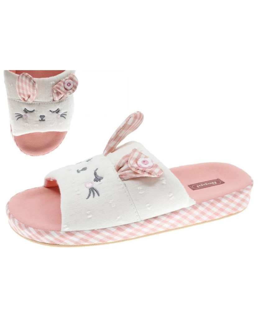 imagem de Chinelo Interior Rosa Beppi 21987402