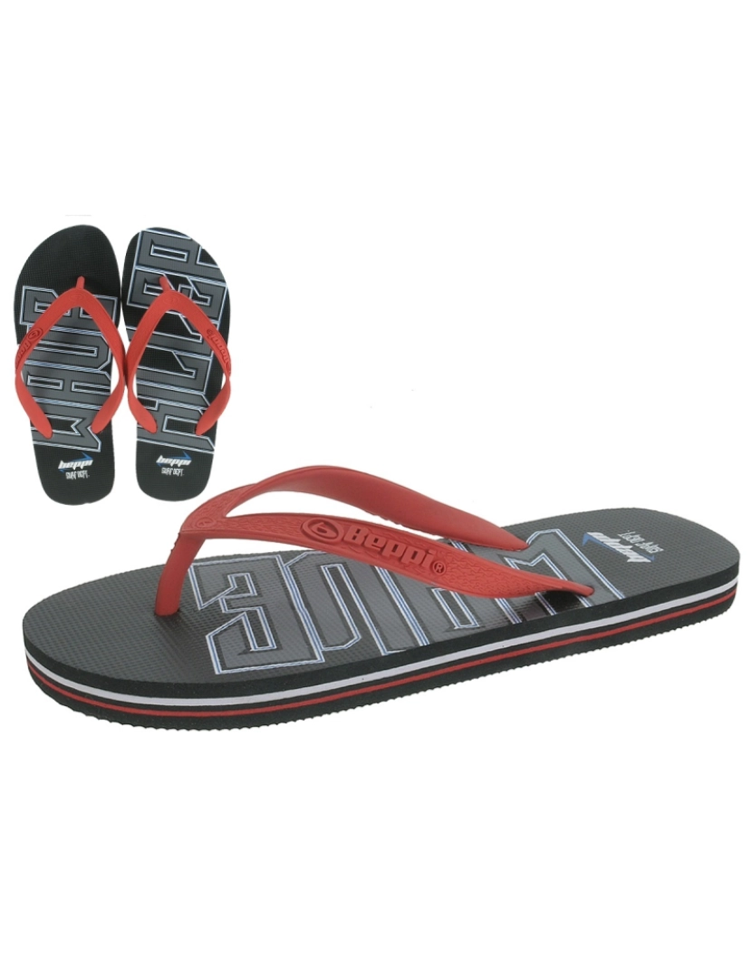 Beppi - Chinelo Meter Dedo Vermelho Beppi 2178433