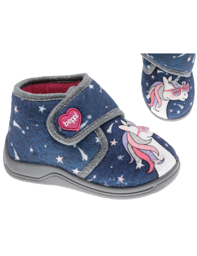 imagem de Pantufa Azul Marinho Beppi 21879702