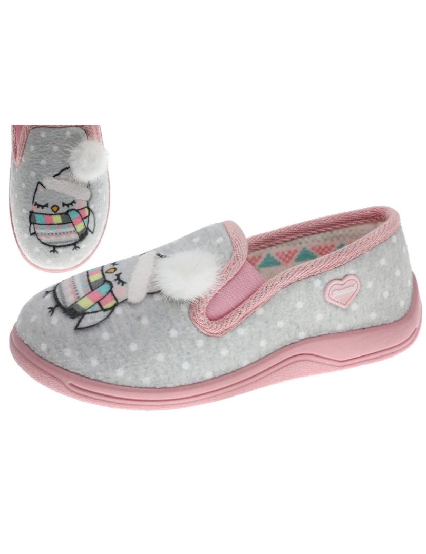 Beppi - Pantufa Cinza Beppi 2194390