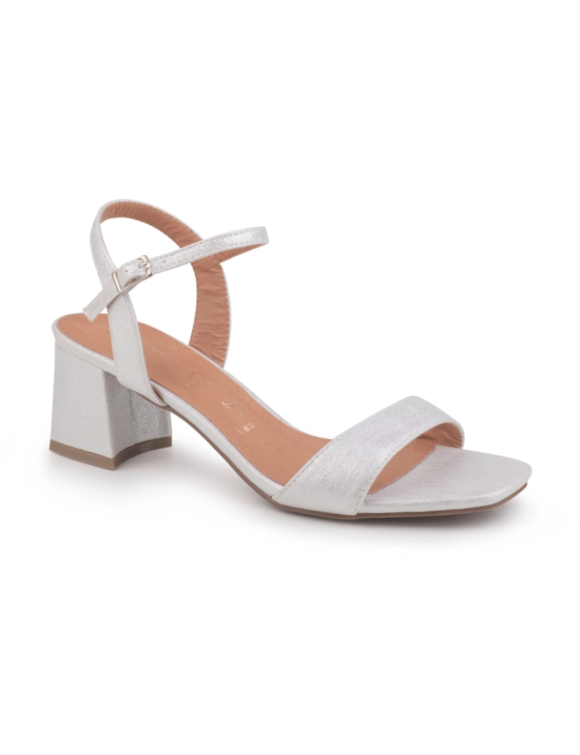 Beshoes - Sandália Casual Prata Beshoes 2230151Mr18