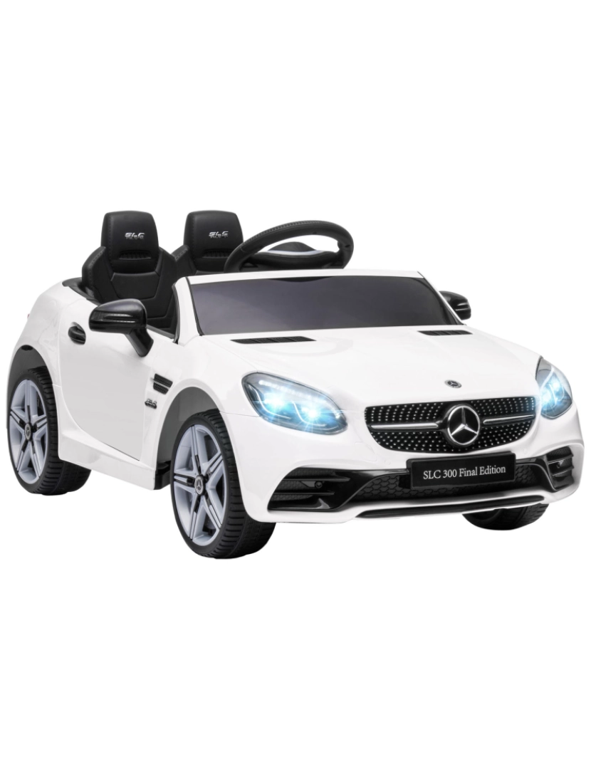 Aiyaplay - Carro Elétrico 107x62,5x44cm cor branco 370-222V90WT