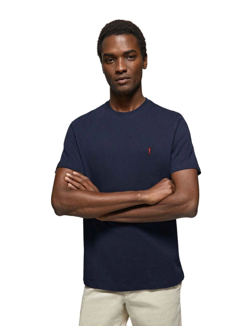 Polo Club - T-Shirt Homem Azul Navy