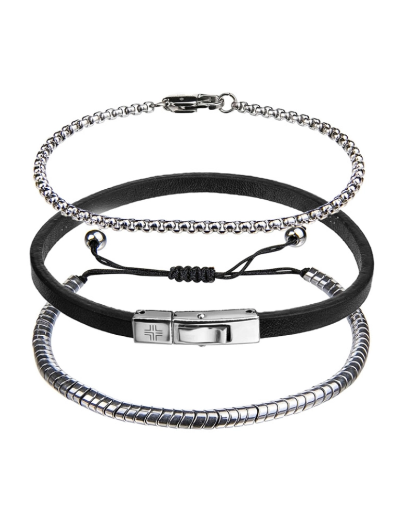 Philip Blanc - Pulseira Philip Blanc Homem Preto