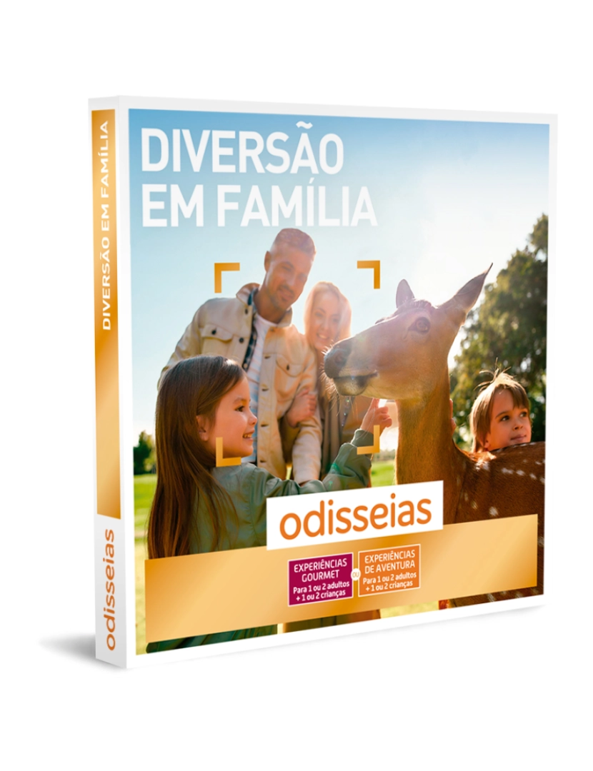 Odisseias - Odisseias Pack Presente Diversão em Família Experiência de Aventura ou Gourmet 2 pessoas