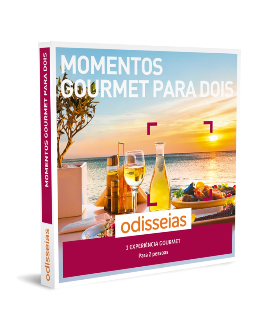 Odisseias - Odisseias Pack Presente Momentos Gourmet para Dois Experiência gourmet para 2 pessoas