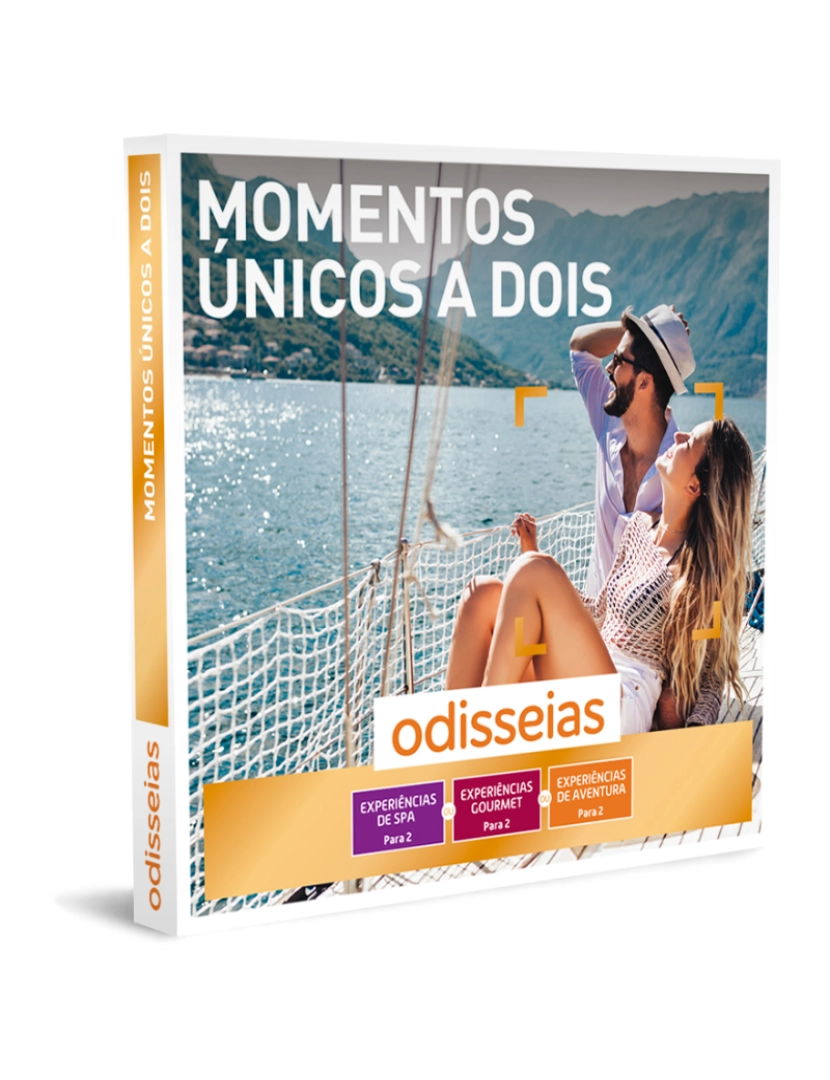 Odisseias - Odisseias Pack Presente Momentos Únicos a Dois Experiência de Spa, Gourmet ou Aventura para Dois