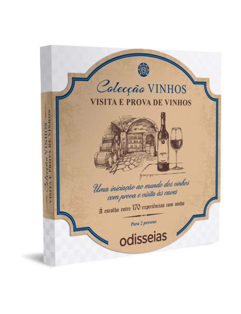 Odisseias - Odisseias Pack Presente Visita e Prova de Vinhos Experiência para 2 pessoas