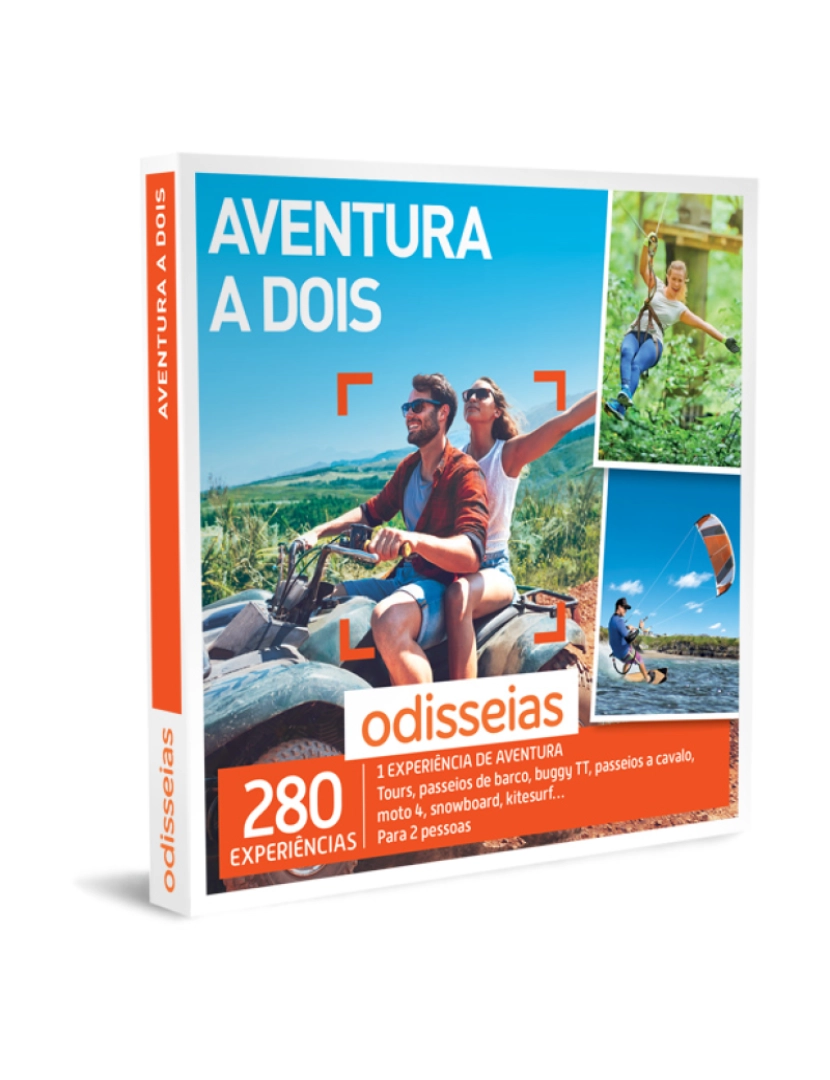Odisseias - Odisseias Pack Presente Aventura a Dois Experiência de aventura 2 pessoas