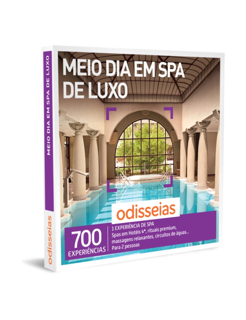 Odisseias - Odisseias Pack Presente Meio Dia em SPA de Luxo Experiência de SPA 2 pessoas