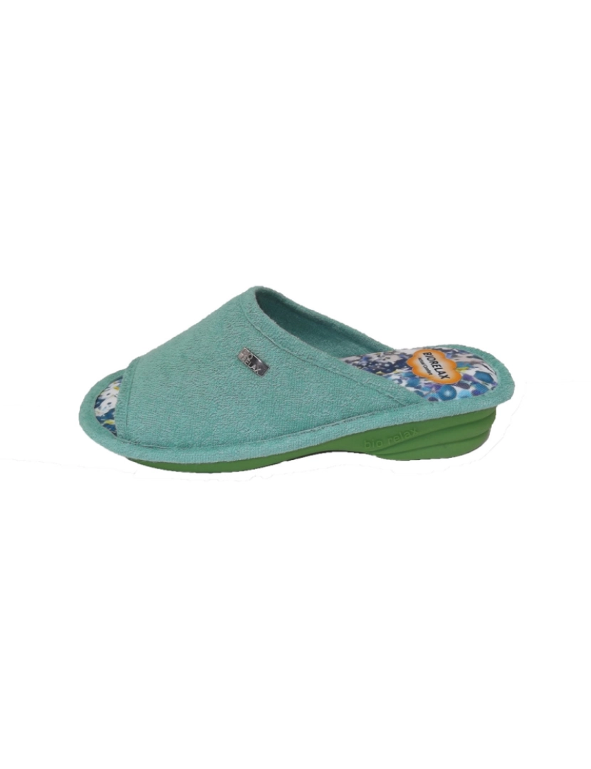 Biorelax - Estar Slipper para a casa feminina Open Puntera 3Cm