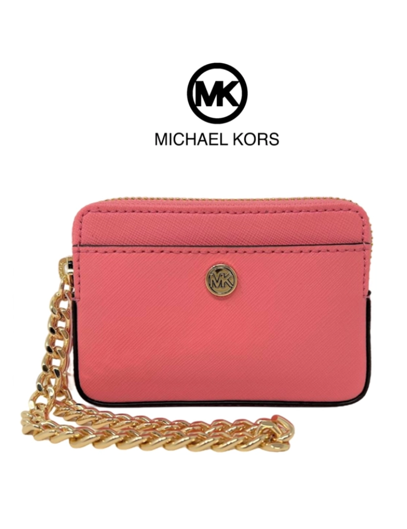 Michael Kors - Michael Kors Porta Moedas e Cartões Rosa 35R3GTVD6L